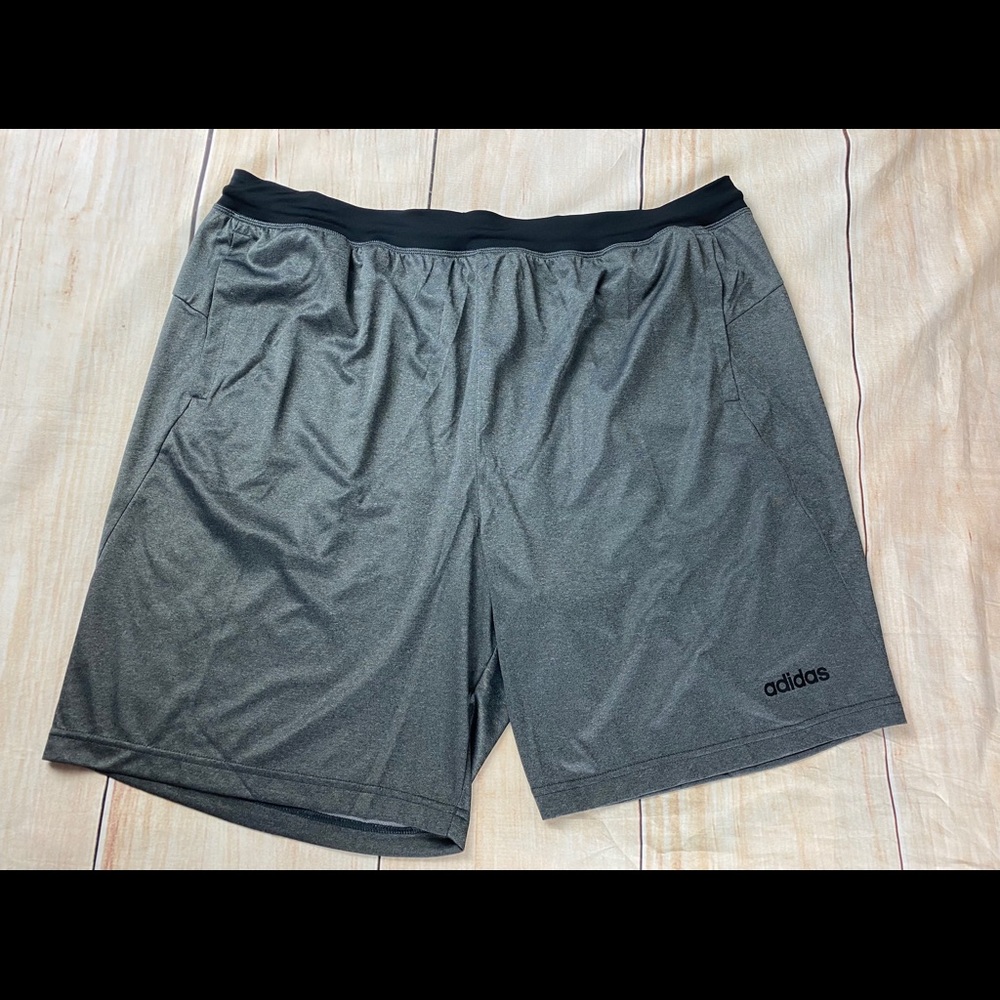 Adidas Men's 2XL Shorts Climalite Gray
